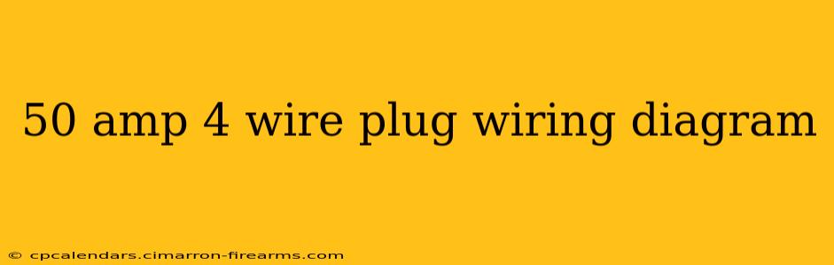 50 amp 4 wire plug wiring diagram