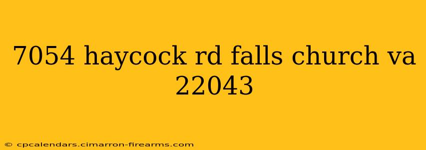 7054 haycock rd falls church va 22043