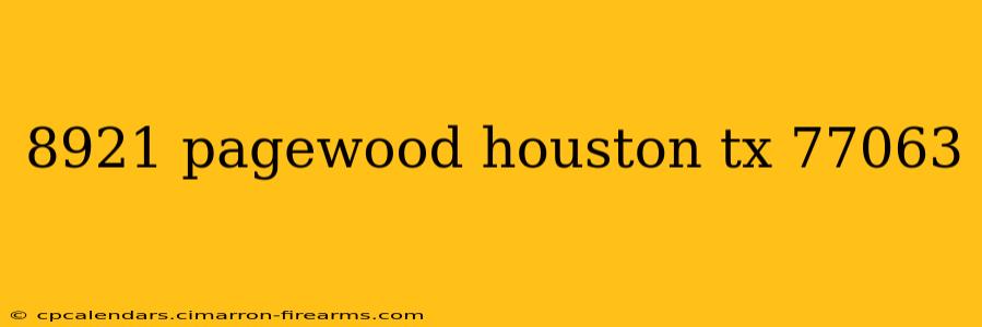 8921 pagewood houston tx 77063