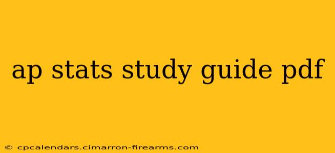 ap stats study guide pdf