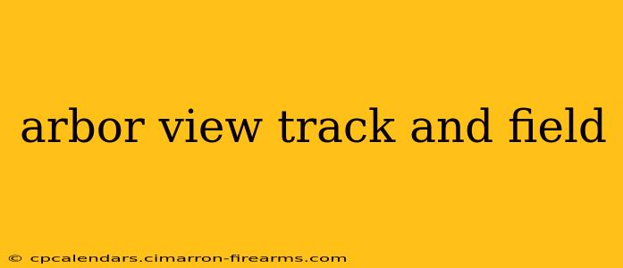 arbor view track and field