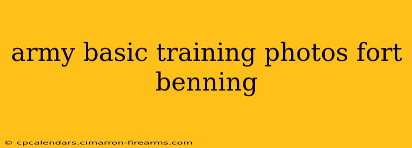 army basic training photos fort benning