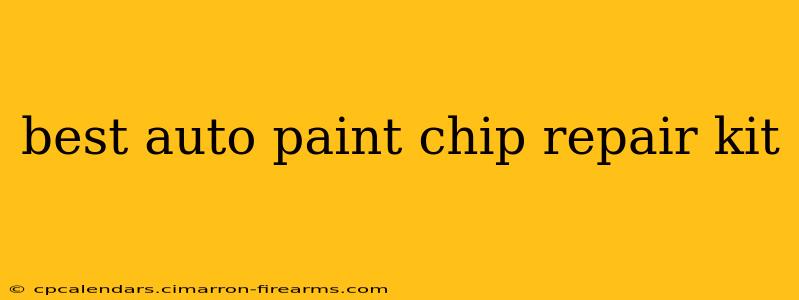 best auto paint chip repair kit