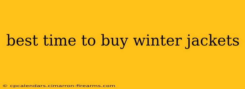 best time to buy winter jackets