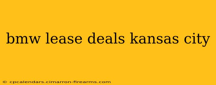 bmw lease deals kansas city