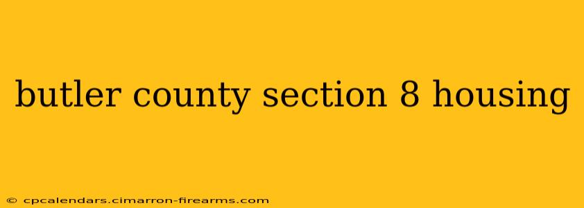 butler county section 8 housing