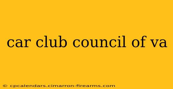 car club council of va