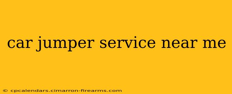 car jumper service near me