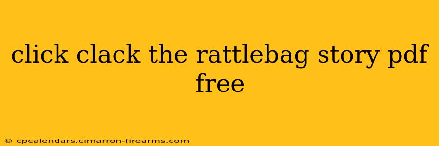 click clack the rattlebag story pdf free