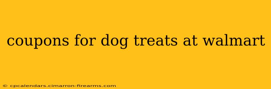 coupons for dog treats at walmart