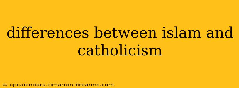 differences between islam and catholicism