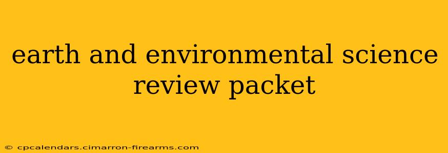 earth and environmental science review packet