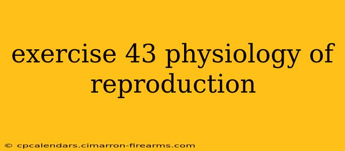 exercise 43 physiology of reproduction