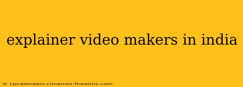 explainer video makers in india