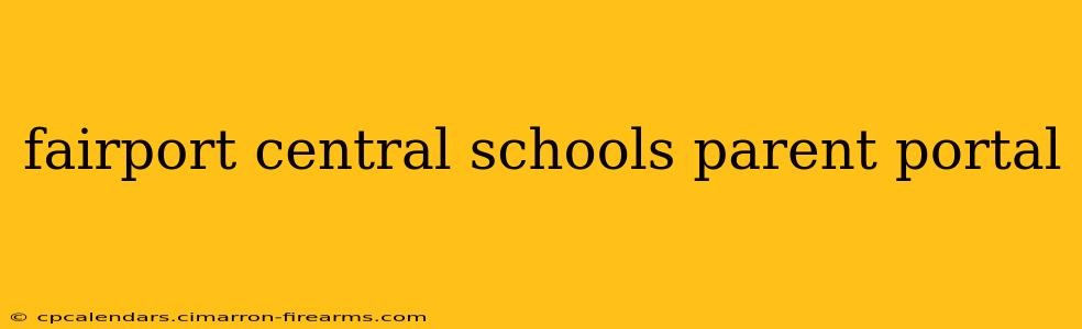 fairport central schools parent portal