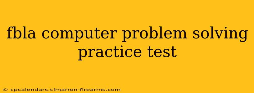 fbla computer problem solving practice test