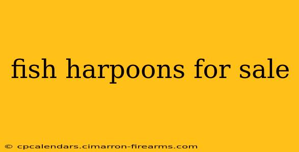 fish harpoons for sale