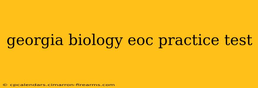 georgia biology eoc practice test