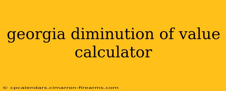 georgia diminution of value calculator