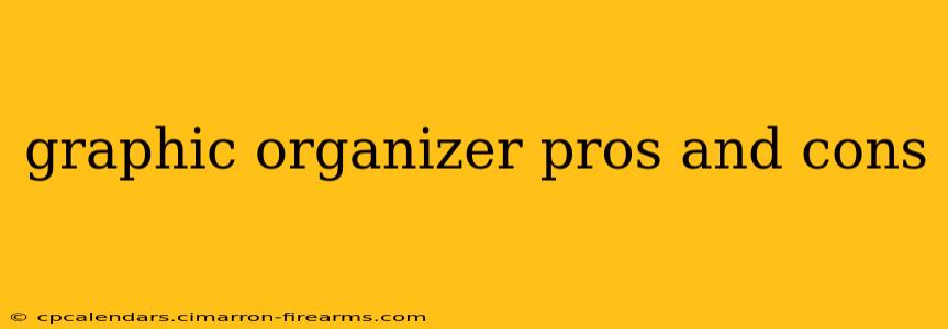 graphic organizer pros and cons