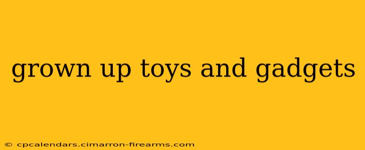 grown up toys and gadgets