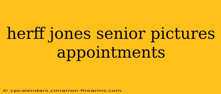 herff jones senior pictures appointments