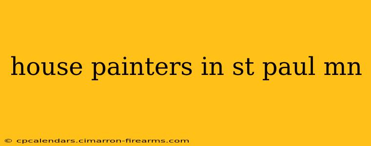 house painters in st paul mn