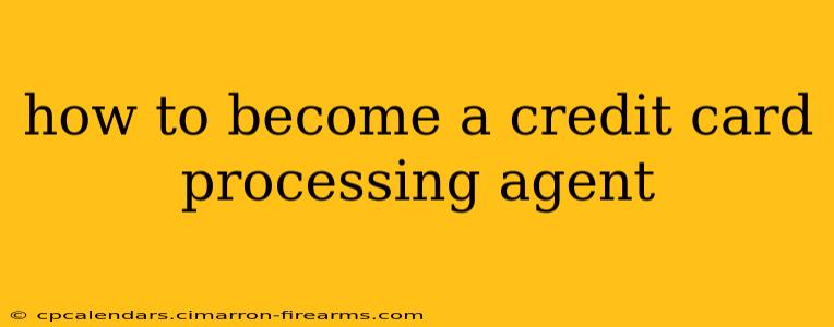 how to become a credit card processing agent