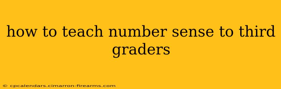 how to teach number sense to third graders