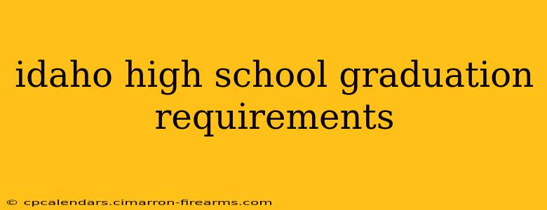 idaho high school graduation requirements