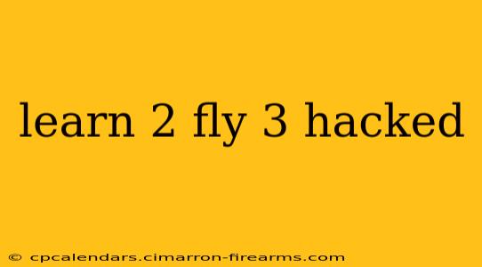 learn 2 fly 3 hacked