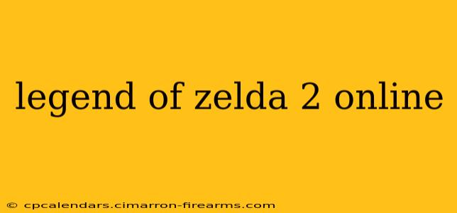 legend of zelda 2 online