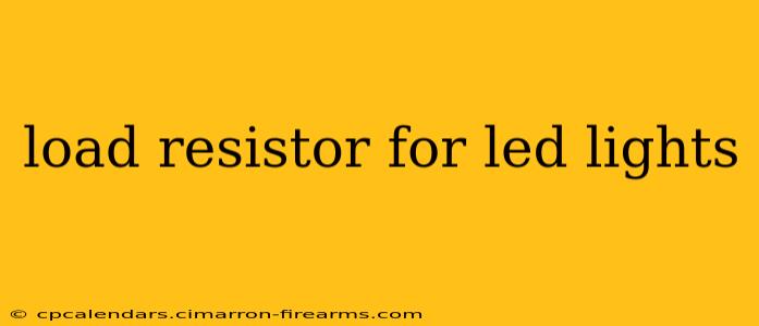 load resistor for led lights