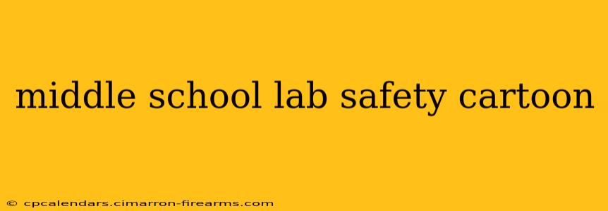 middle school lab safety cartoon