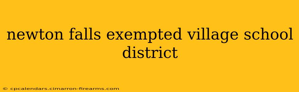 newton falls exempted village school district