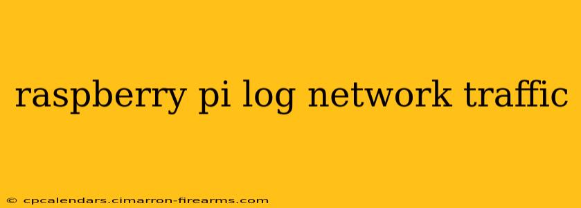 raspberry pi log network traffic