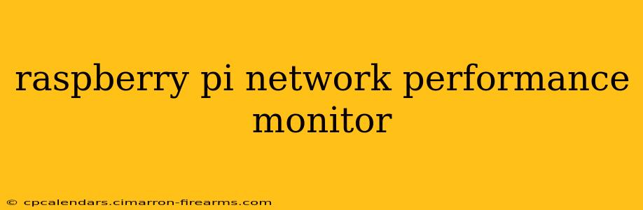 raspberry pi network performance monitor