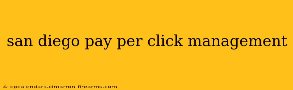 san diego pay per click management