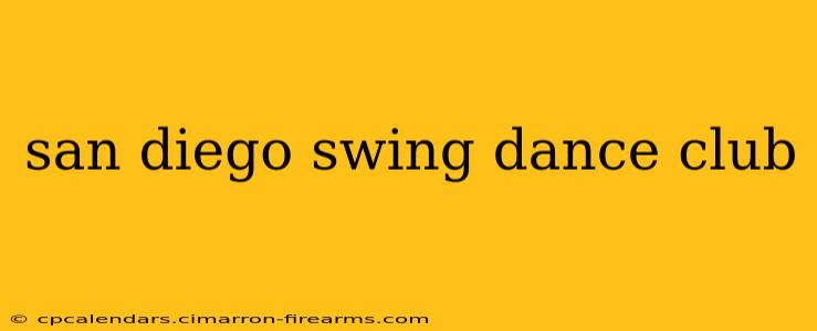 san diego swing dance club