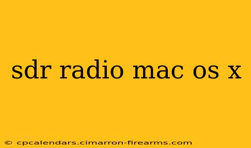 sdr radio mac os x