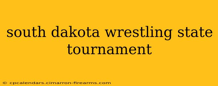 south dakota wrestling state tournament