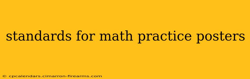 standards for math practice posters