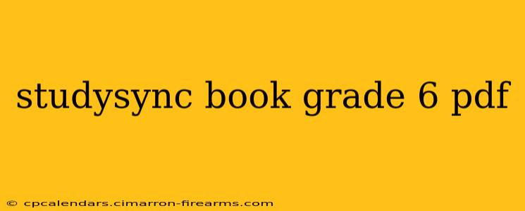 studysync book grade 6 pdf