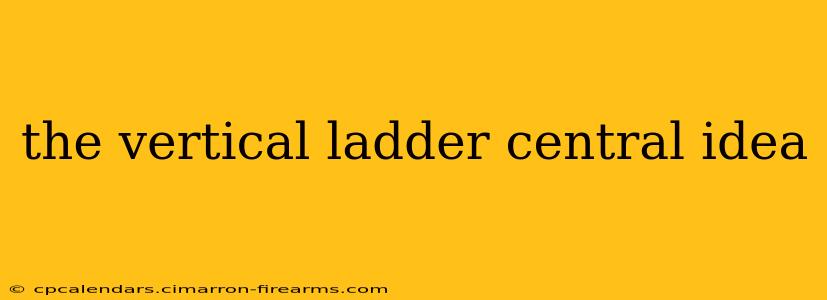 the vertical ladder central idea