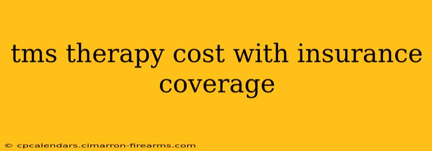 tms therapy cost with insurance coverage