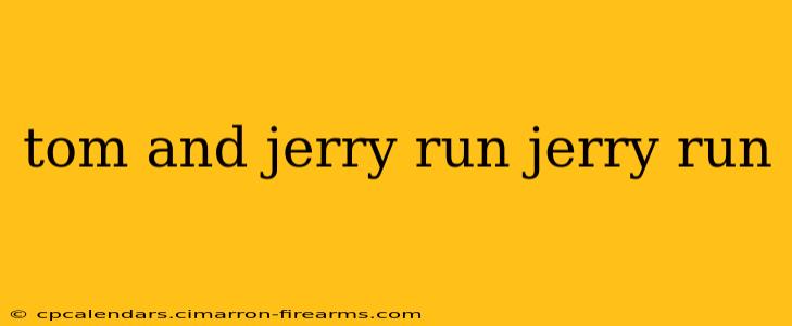 tom and jerry run jerry run