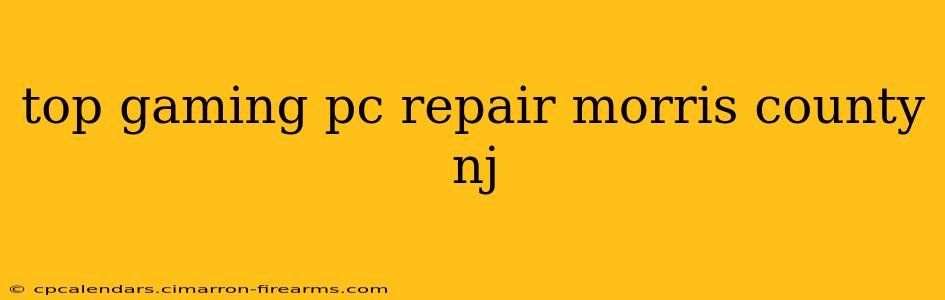 top gaming pc repair morris county nj