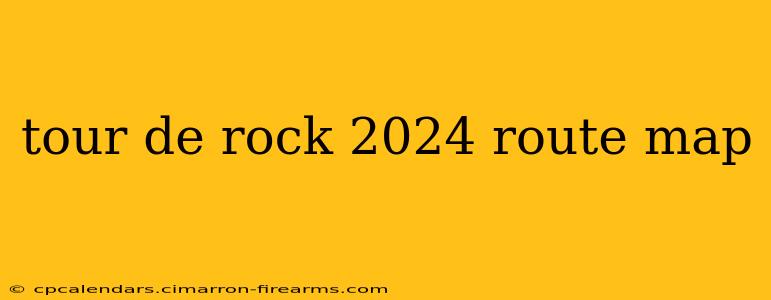 tour de rock 2024 route map