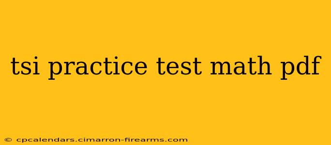 tsi practice test math pdf