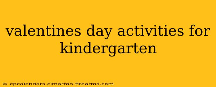 valentines day activities for kindergarten